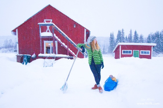 winter wonderland sweden ornskoldsvik snowing shovel hardwork cardio outdoor life